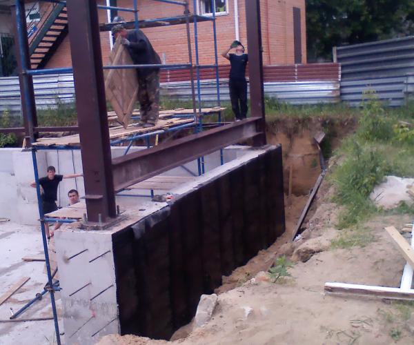 Комплексное строительство 4х этажного административного здания